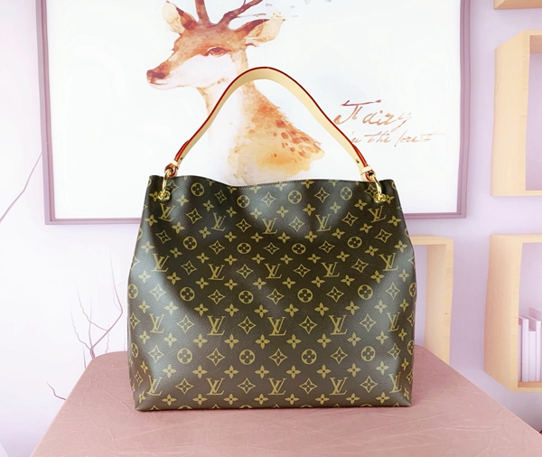 ルイヴィトンバッグ側面デザイン